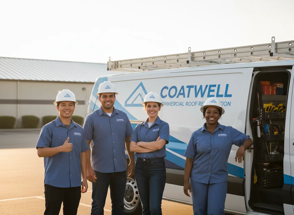 Commercial roof coating company in Henning, IL